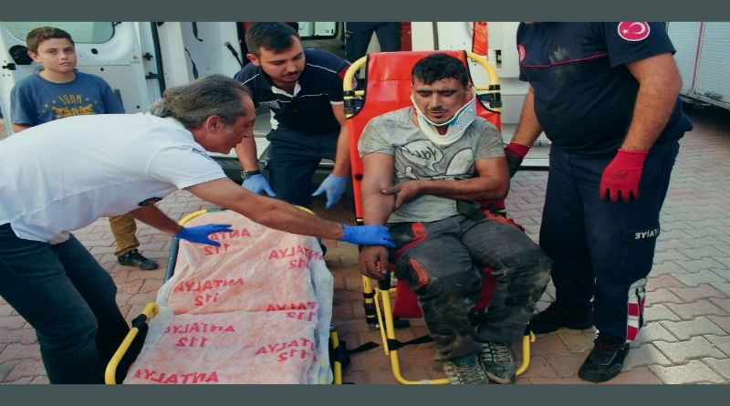 BAKIMINI YAPTIĞI ASANSÖR KABİNİ ÜZERİNE DÜŞTÜ